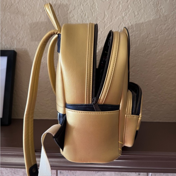 Star Wars Gold C-3PO Backpack - Picture 6 of 7